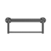 Nero NRCR3212BGM Mecca Care 32mm Grab Rail With Towel Holder 300mm Gun Metal image 2 | SKU: NRCR3212BGM