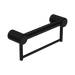 Nero Mecca Care 32mm Grab Rail With Towel Holder 300mm - Matte Black