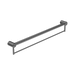 Nero Mecca Care 32mm Grab Rail With Towel Holder 900mm - Gun Metal