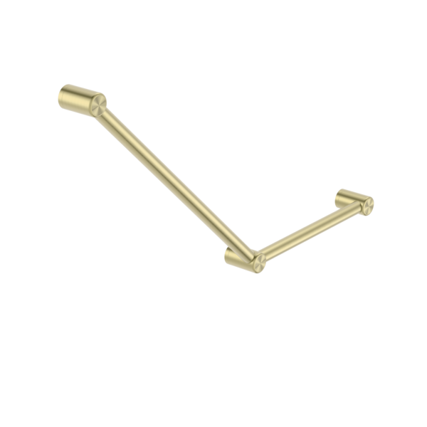 Nero Mecca Care 32mm Ambulant Toilet Grab Rail 45 Degree 750X450mm