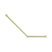 Nero NRCR3245ABG Mecca Care 32mm Ambulant Toilet Grab Rail 45 Degree 750X450mm Brushed Gold image 2 | SKU: NRCR3245ABG