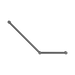 Nero NRCR3245AGM Mecca Care 32mm Ambulant Toilet Grab Rail 45 Degree 750X450mm Gun Metal image 2 | SKU: NRCR3245AGM