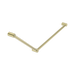 Nero Mecca Care 32mm DDA Accessible Toilet Grab Rail Set 45 Degree 750X900mm - Brushed Gold