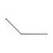 Nero NRCR3245BZ Mecca Care 32mm DDA Grab Rail Set 45 Degree 750X900mm Brushed Bronze image 2 | SKU: NRCR3245BZ