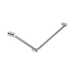Nero Mecca Care 32mm DDA Accessible Toilet Grab Rail Set 45 Degree 750X900mm - Chrome