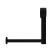 Nero NRCR3286TMB Mecca Care Add On Toilet Roll Holder Matte Black image 2 | SKU: NRCR3286TMB