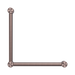 Nero NRCR3290ABZ Mecca Care 32mm Ambulant Toilet Grab Rail 90 Degree 450X450mm Brushed Bronze image 2 | SKU: NRCR3290ABZ