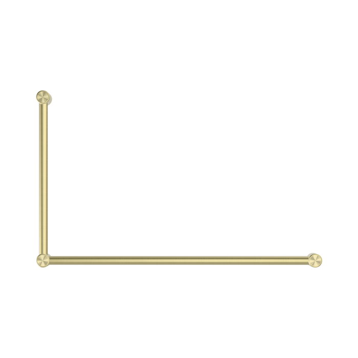 Nero NRCR3290BG Mecca Care 32mm DDA Grab Rail Set 90 Degree 600X1000mm Brushed Gold image 2 | SKU: NRCR3290BG