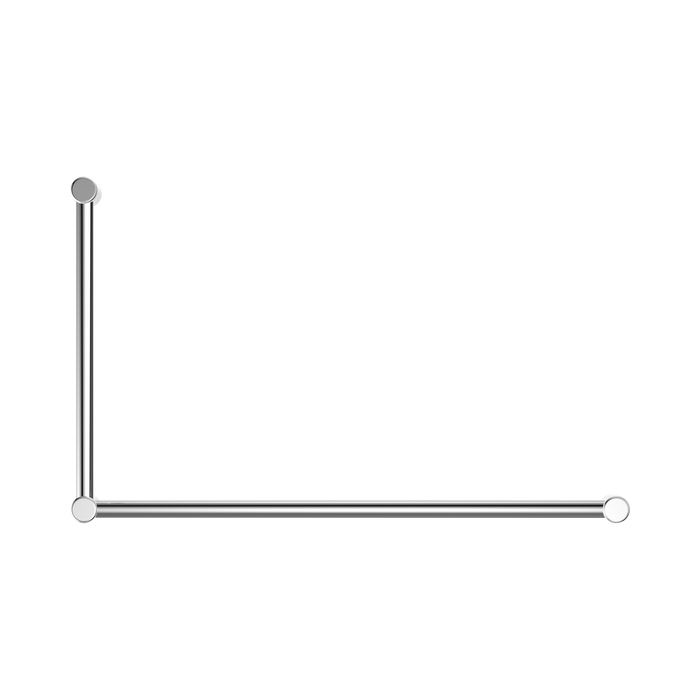 Nero NRCR3290CH Mecca Care 32mm DDA Grab Rail Set 90 Degree 600X1000mm Chrome image 2 | SKU: NRCR3290CH