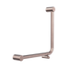 Nero Mecca Care 32mm Ambulant 90 Degree Bent Tube Grab Rail 450X450mm - Brushed Bronze