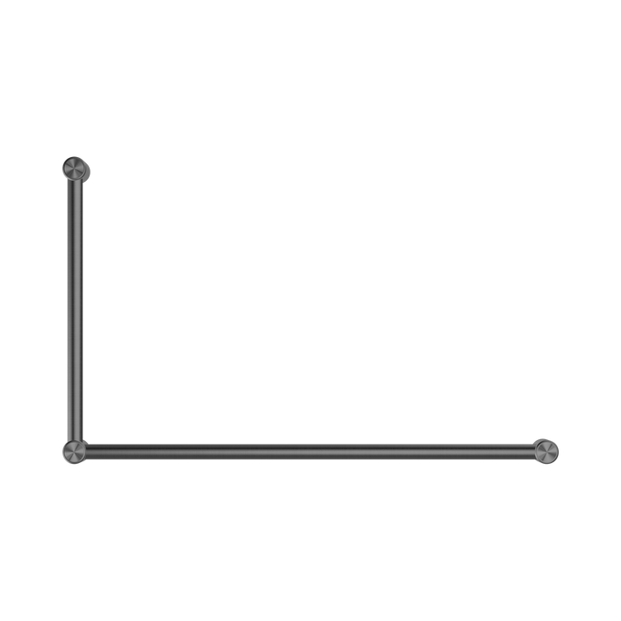 Nero NRCR3290GM Mecca Care 32mm DDA Grab Rail Set 90 Degree 600X1000mm Gun Metal image 2 | SKU: NRCR3290GM