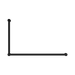 Nero NRCR3290MB Mecca Care 32mm DDA Grab Rail Set 90 Degree 600X1000mm Matte Black image 2 | SKU: NRCR3290MB
