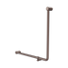 Nero Mecca Care 32mm 90 Degree NZ4121 Accessible Toilet Grab Rail 750X750mm - Brushed Bronze
