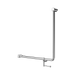 Nero Mecca Care 32mm 90 Degree NZ4121 Accessible Toilet Grab Rail 750X750mm With Toilet Roll Holder - Chrome