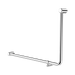 Nero NRCR3290eCH Mecca Care 32mm Ambulant 90 Degree Bent Tube Grab Rail 600X1000mm Chrome image 1 | SKU: NRCR3290ECH
