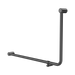 Nero Mecca Care 32mm DDA Accessible Toilet 90 Degree Bent Tube Grab Rail 600X1000mm - Gun Metal