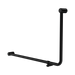 Nero Mecca Care 32mm DDA Accessible Toilet 90 Degree Bent Tube Grab Rail 600X1000mm - Matte Black
