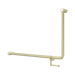 Nero NRCR3290ehBG Mecca Care 32mm DDA 90 Degree Bent Tube Grab Rail 600X1000mm With Toilet Roll Holder Brushed Gold image 1 06f9af5c cc61 48e1 be1f c14995f70b2b | SKU: NRCR3290EHBG