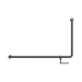 Nero NRCR3290ehGM Mecca Care 32mm DDA 90 Degree Bent Tube Grab Rail 600X1000mm With Toilet Roll Holder Gun Metal image 2 | SKU: NRCR3290EHGM