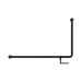 Nero NRCR3290ehMB Mecca Care 32mm DDA 90 Degree Bent Tube Grab Rail 600X1000mm With Toilet Roll Holder Matte Black image 2 | SKU: NRCR3290EHMB