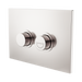 Nero NRCRPL002BN Mecca Care Raised Disabled Care Pneumatic Flush Buttons Plate DDA Compliant Brushed Nickel image 1 241799a7 8b98 40b3 b44d 69d068616105 | SKU: NRCRPL002BN