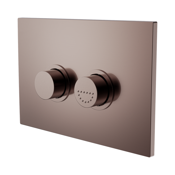 Nero NRCRPL002BZ Mecca Care Raised Disabled Care Pneumatic Flush Buttons Plate DDA Compliant Brushed Bronze image 1 2e8439ea a405 48d7 b7ba 67ce97f58fc8 | SKU: NRCRPL002BZ
