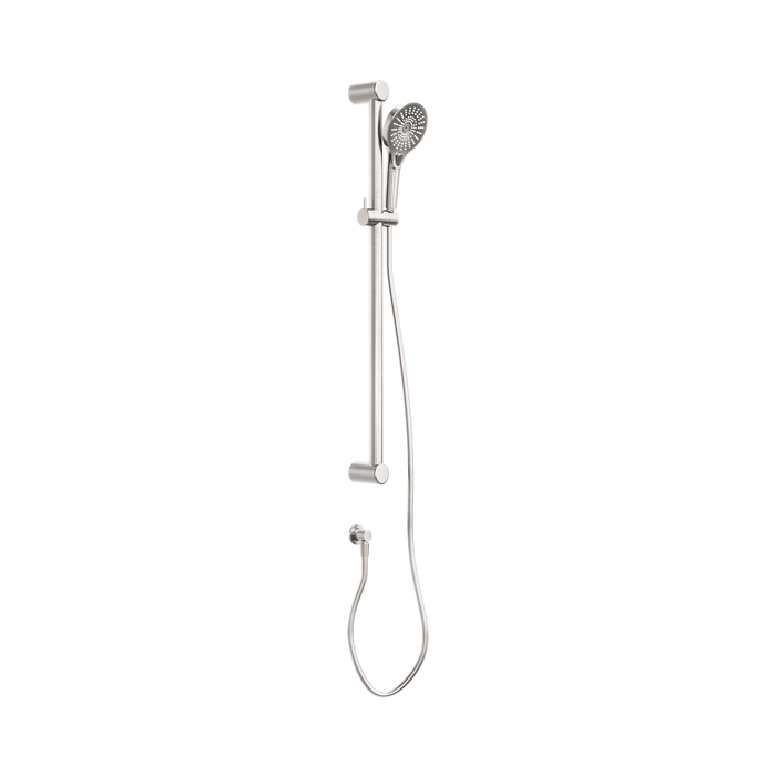 Nero Mecca Care 32mm Grab Rail And Adjustable Shower Rail Set 900mm - Brushed Nickel