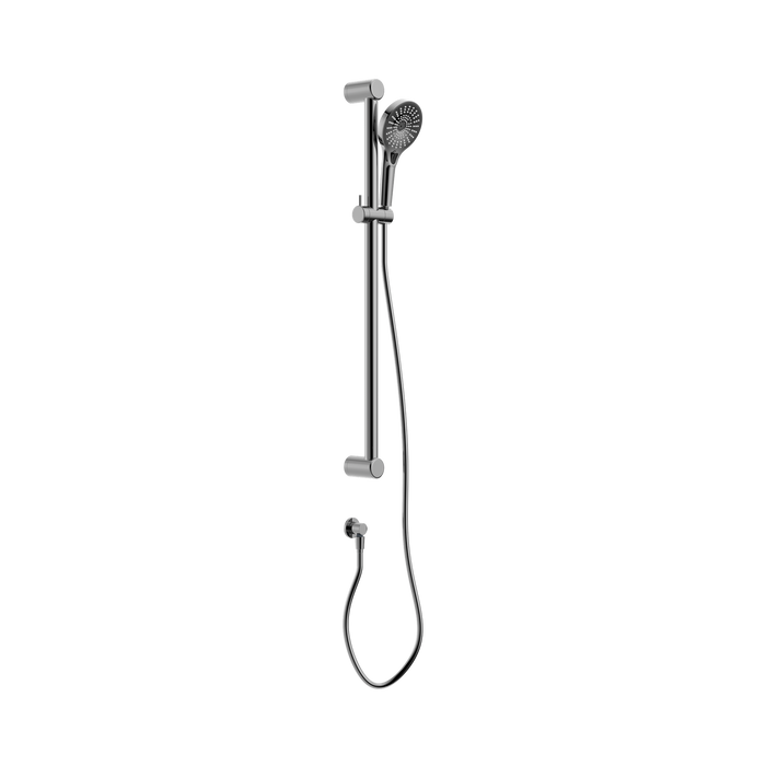 Nero Mecca Care 32mm Grab Rail And Adjustable Shower Rail Set 900mm - Chrome