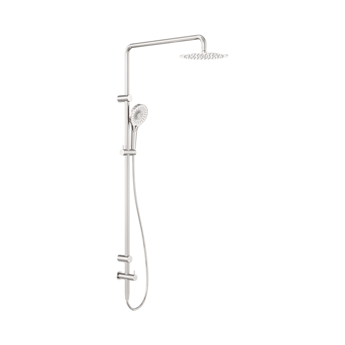 Nero Mecca Care 25mm Grab Rail 900mm Twin Shower Set - Brushed Nickel