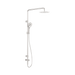 Nero Mecca Care 25mm Grab Rail 900mm Twin Shower Set - Brushed Nickel