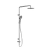 Nero Mecca Care 25mm Grab Rail 900mm Twin Shower Set - Chrome