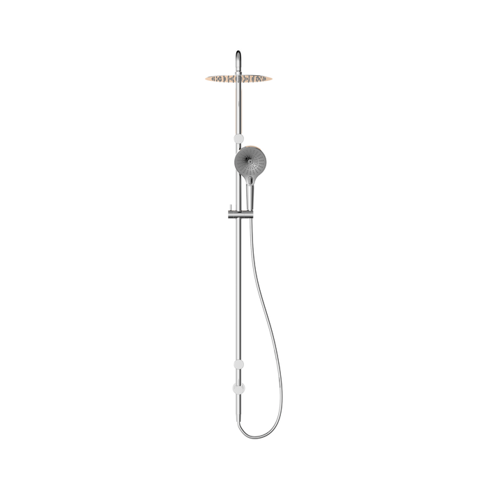 Nero NRCS007CH Mecca Care 25mm Grab Rail 900mm Twin Shower Set Chrome image 2 | SKU: NRCS007CH