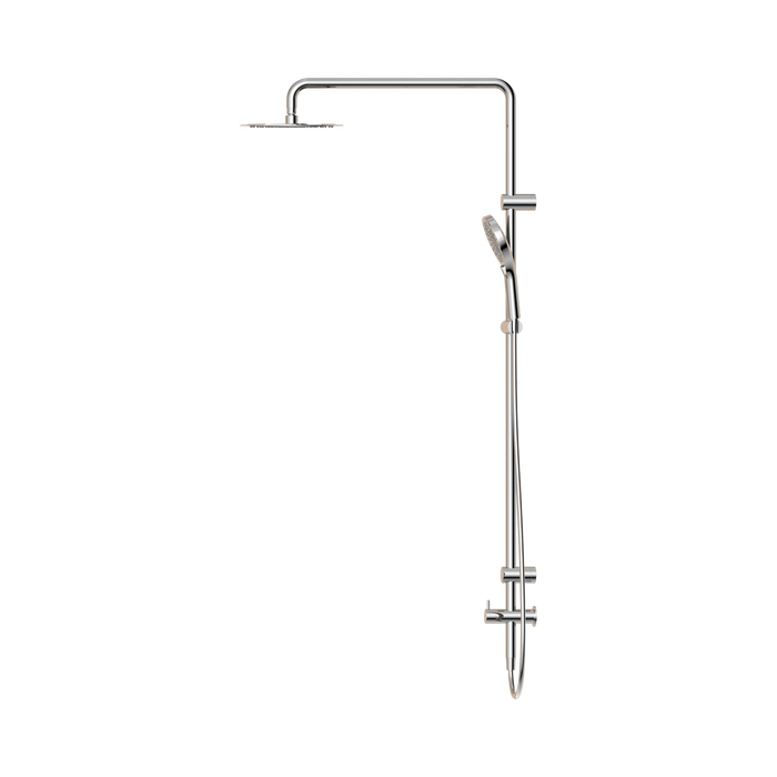 Nero NRCS007CH Mecca Care 25mm Grab Rail 900mm Twin Shower Set Chrome image 3 | SKU: NRCS007CH