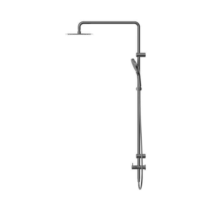 Nero NRCS007GM Mecca Care 25mm Grab Rail 900mm Twin Shower Set Gun Metal image 2 | SKU: NRCS007GM