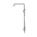 Nero NRCS007GM Mecca Care 25mm Grab Rail 900mm Twin Shower Set Gun Metal image 2 | SKU: NRCS007GM