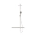 Nero NRCS008BN Mecca Care 32mm T Bar Grab Rail 1100x750mm Twin Shower Set Brushed Nickel image 3 | SKU: NRCS008BN