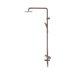 Nero NRCS008BZ Mecca Care 32mm T Bar Grab Rail 1100x750mm Twin Shower Set Brushed Bronze image 3 | SKU: NRCS008BZ