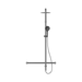 Nero NRCS008GM Mecca Care 32mm T Bar Grab Rail 1100x750mm Twin Shower Set Gun Metal image 2 | SKU: NRCS008GM