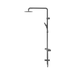 Nero NRCS008GM Mecca Care 32mm T Bar Grab Rail 1100x750mm Twin Shower Set Gun Metal image 3 | SKU: NRCS008GM