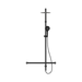 Nero NRCS008MB Mecca Care 32mm T Bar Grab Rail 1100x750mm Twin Shower Set Matte Black image 2 | SKU: NRCS008MB