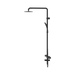 Nero NRCS008MB Mecca Care 32mm T Bar Grab Rail 1100x750mm Twin Shower Set Matte Black image 3 | SKU: NRCS008MB