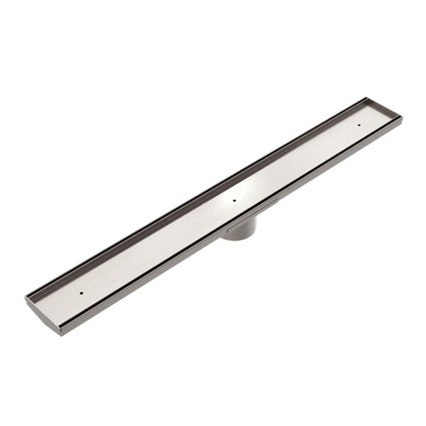 Nero Tile Insert V Channel Floor Grate 89mm Outlet With Hole Saw