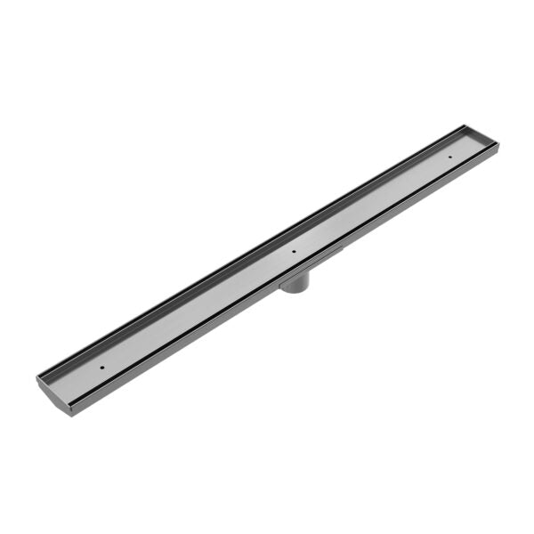 Nero Tile Insert V Channel Floor Grate 50mm Outlet With Hole Saw