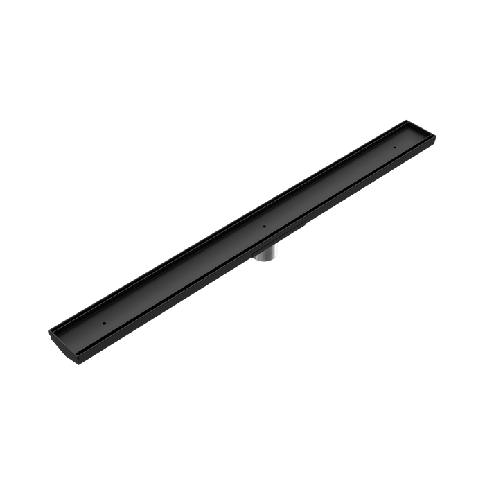 Nero NRFG002HSMB Tile Insert V Channel Floor Grate 50mm Outlet With Hole Saw Matte Black image 1 | SKU: NRFG002HSMB