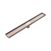 Nero NRFG003hsBZ Tile Insert V Channel Floor Grate 80mm Outlet With Hole Saw Brushed Bronze image 1 | SKU: NRFG003HSBZ