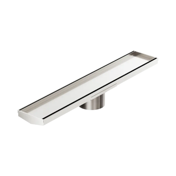 Nero Tile Insert V Channel 600x106mm Floor Grate 90mm Outlet