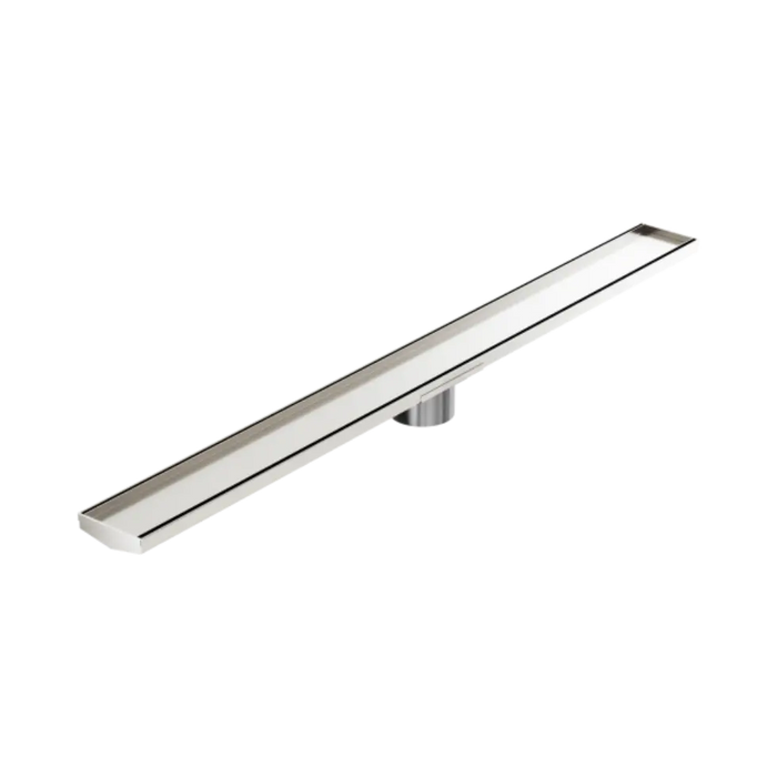 Nero Tile Insert V Channel 1200x106mm Floor Grate 90mm Outlet