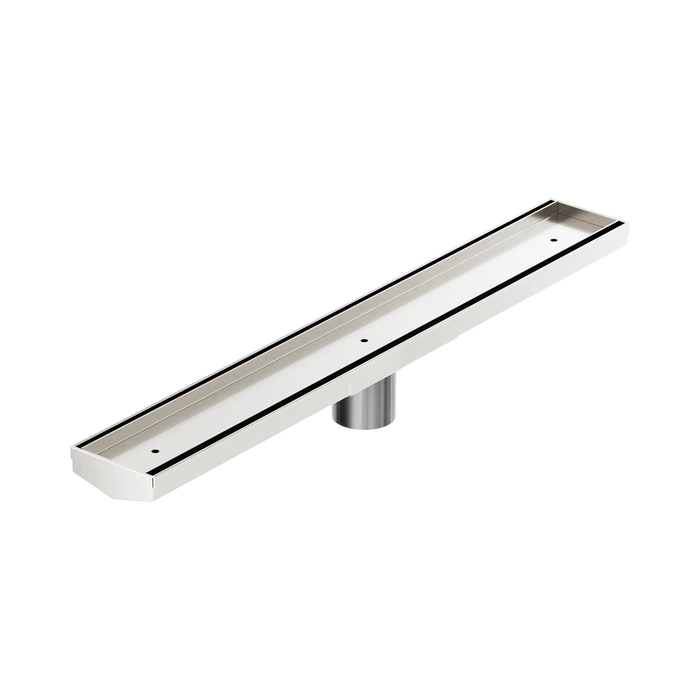 Nero Tile Insert V Channel 600x82mm Floor Grate 50mm Outlet