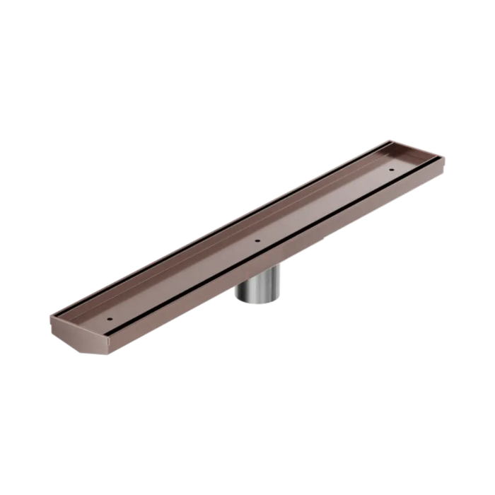 Nero Tile Insert V Channel 600x82mm Floor Grate 50mm Outlet