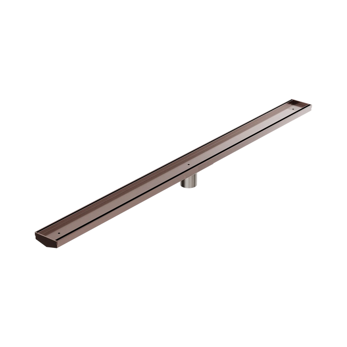 Nero Tile Insert V Channel 1200x82mm Floor Grate 50mm Outlet